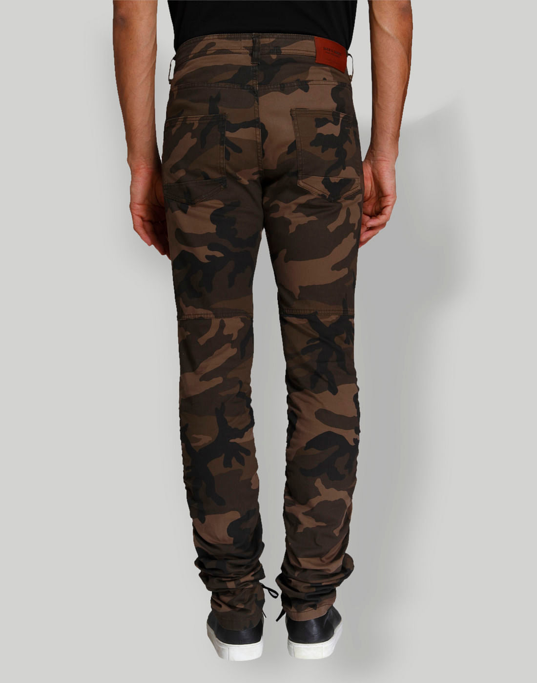 Brown Camo Print Pants