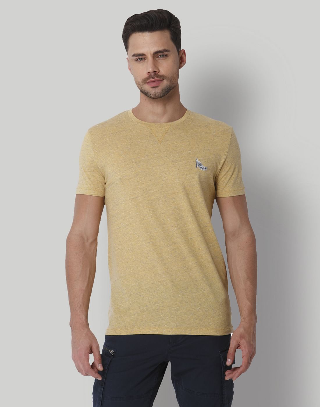 Ochre Crew Neck T-Shirt - S