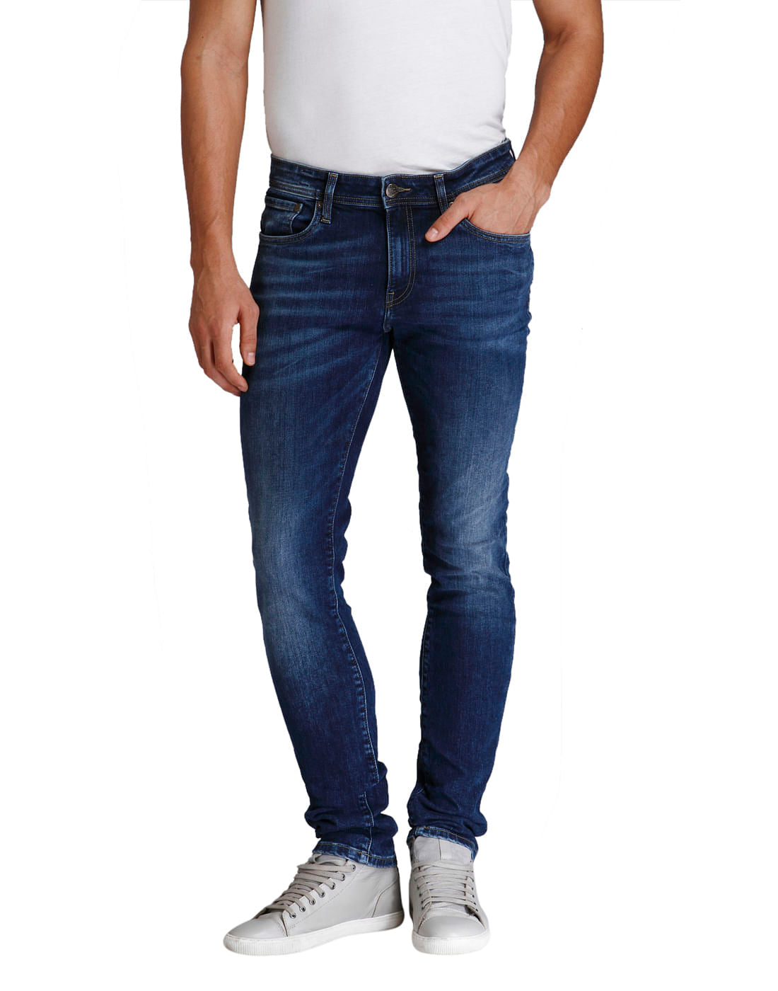 Blue Ben Skinny Fit Jeans - 38/34