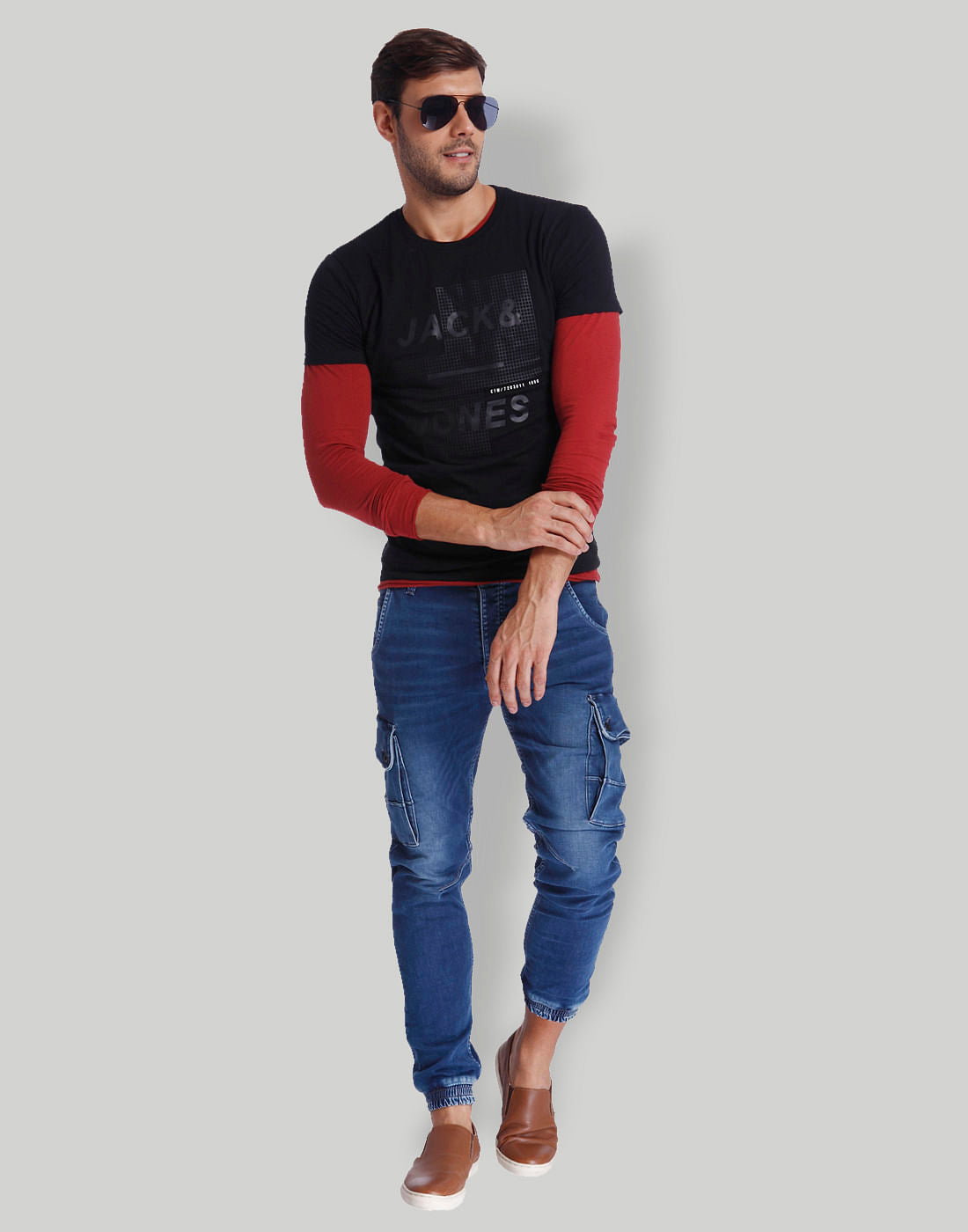 Red V-Neck T-Shirt