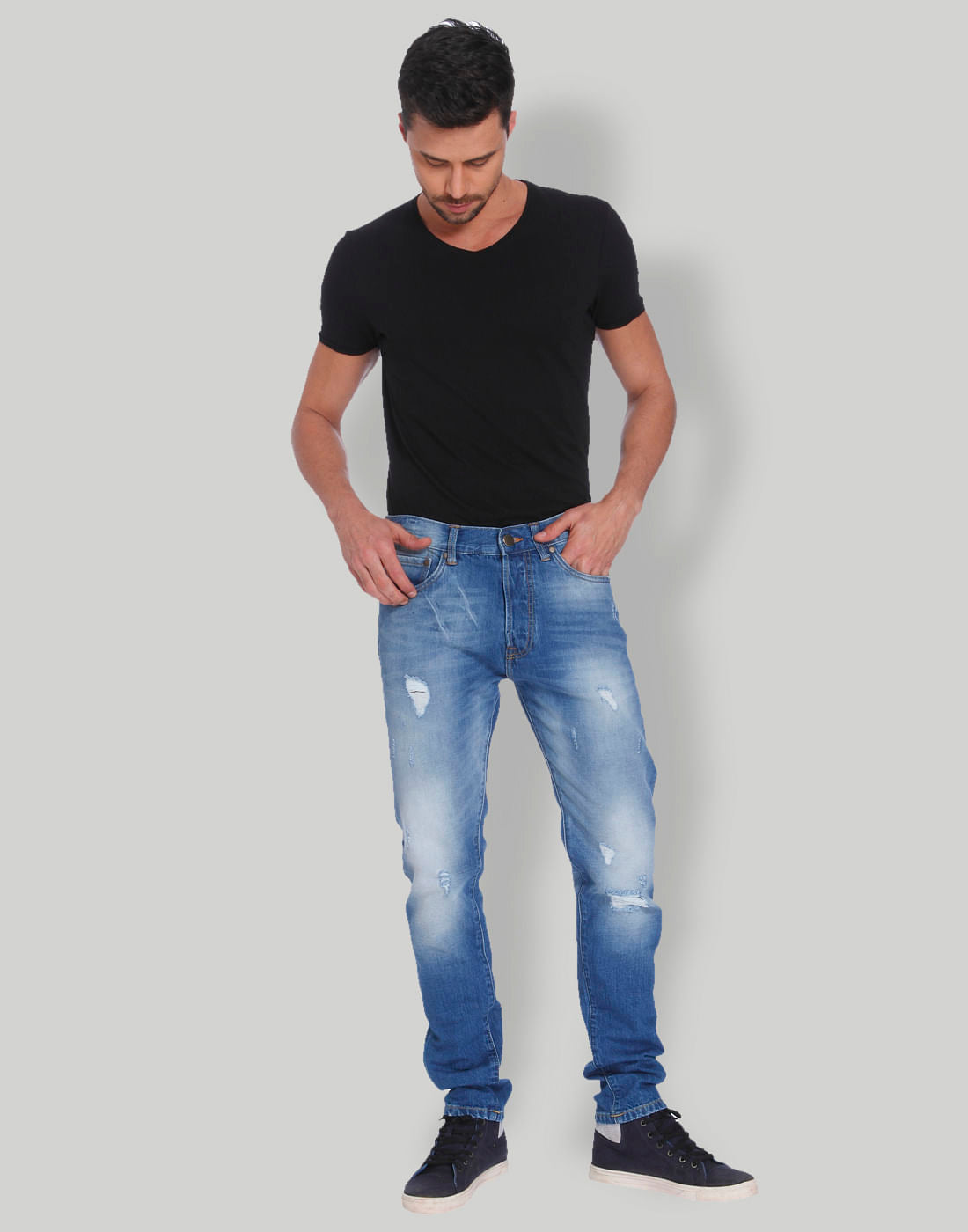 Blue Erik Anti Fit Jeans