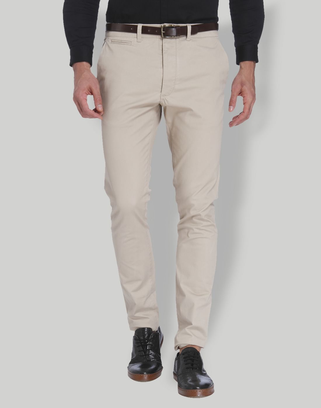 Beige Slim Fit Chinos - 38/34