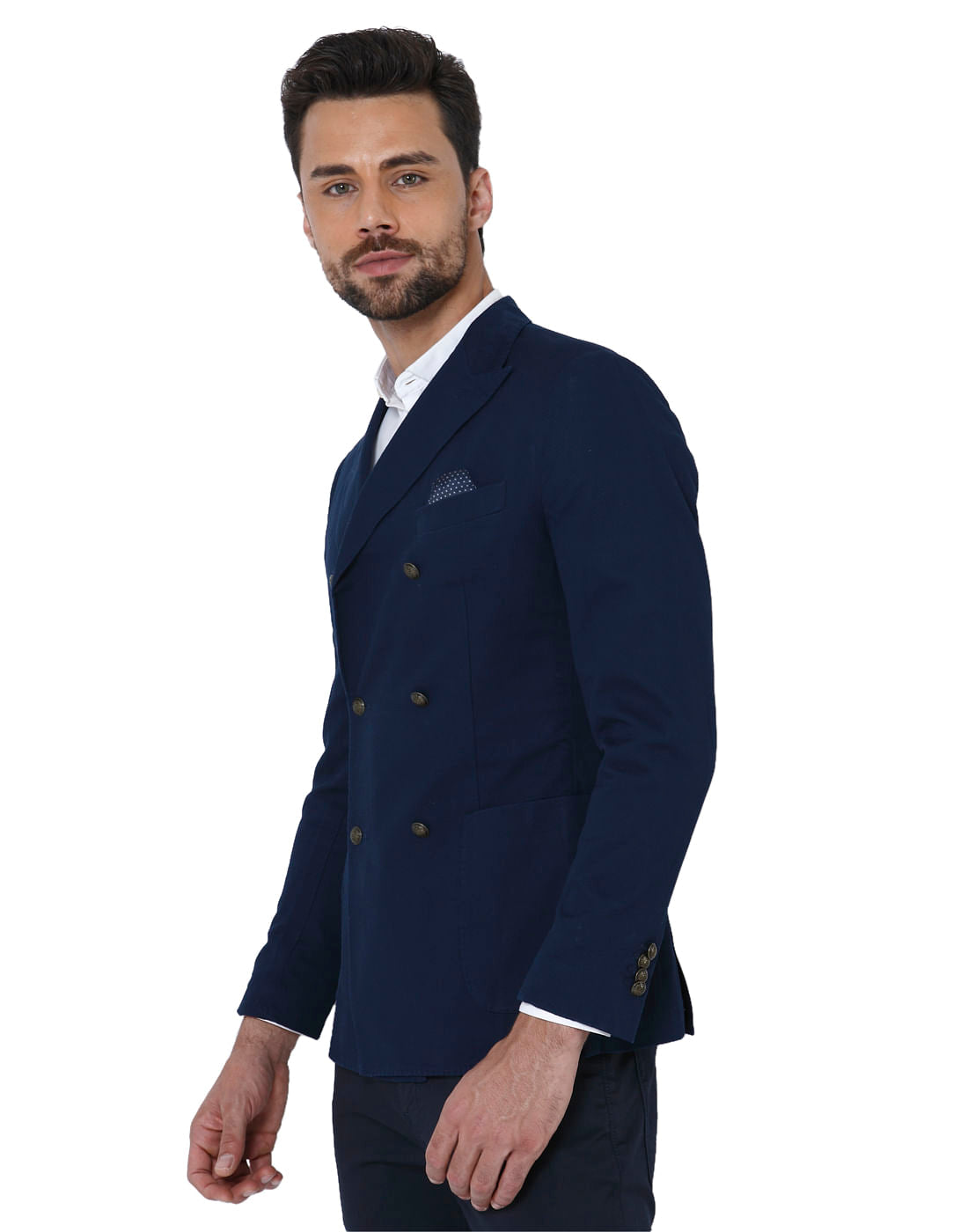 Navy Blue Slim Fit Blazer