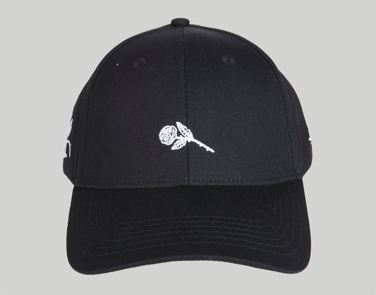 Black Embroidered Baseball Cap - ONE