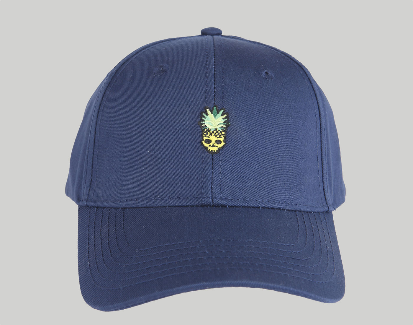 Blue Embroidered Baseball Cap