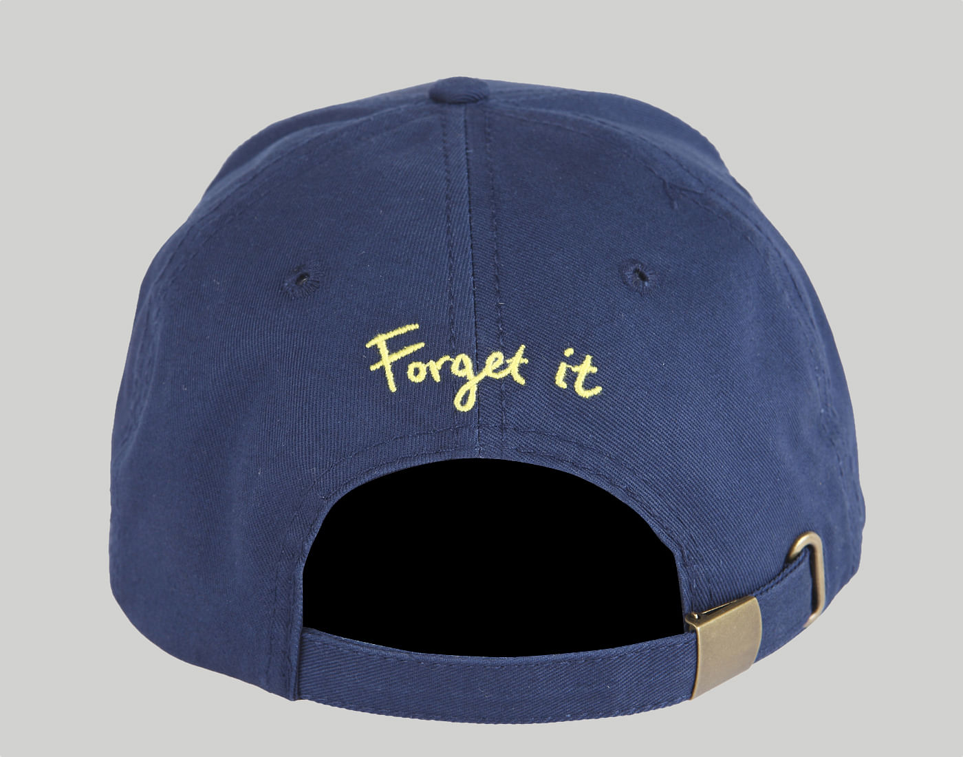 Blue Embroidered Baseball Cap