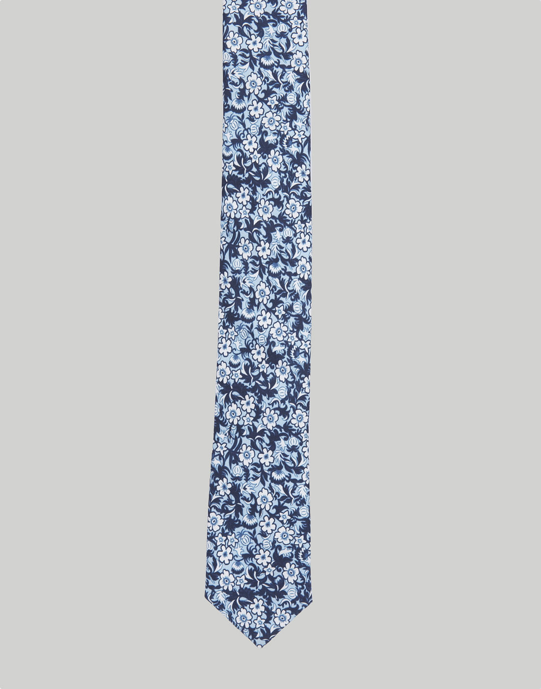 Blue Floral Tie