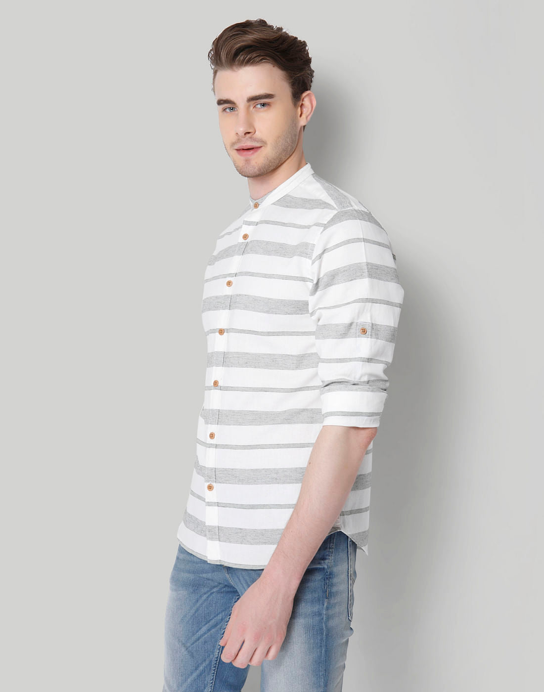 White Slim Fit Shirts