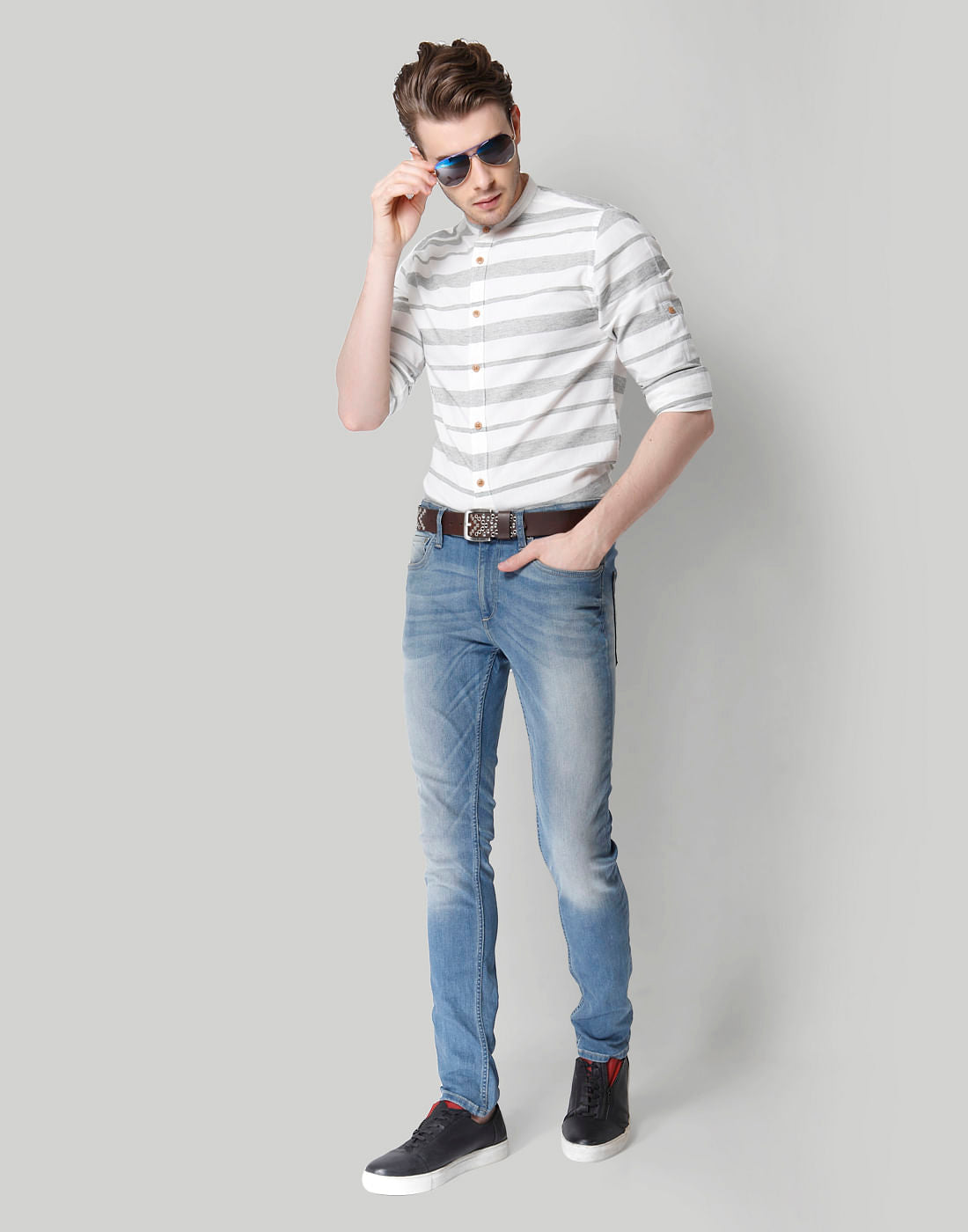 White Slim Fit Shirts