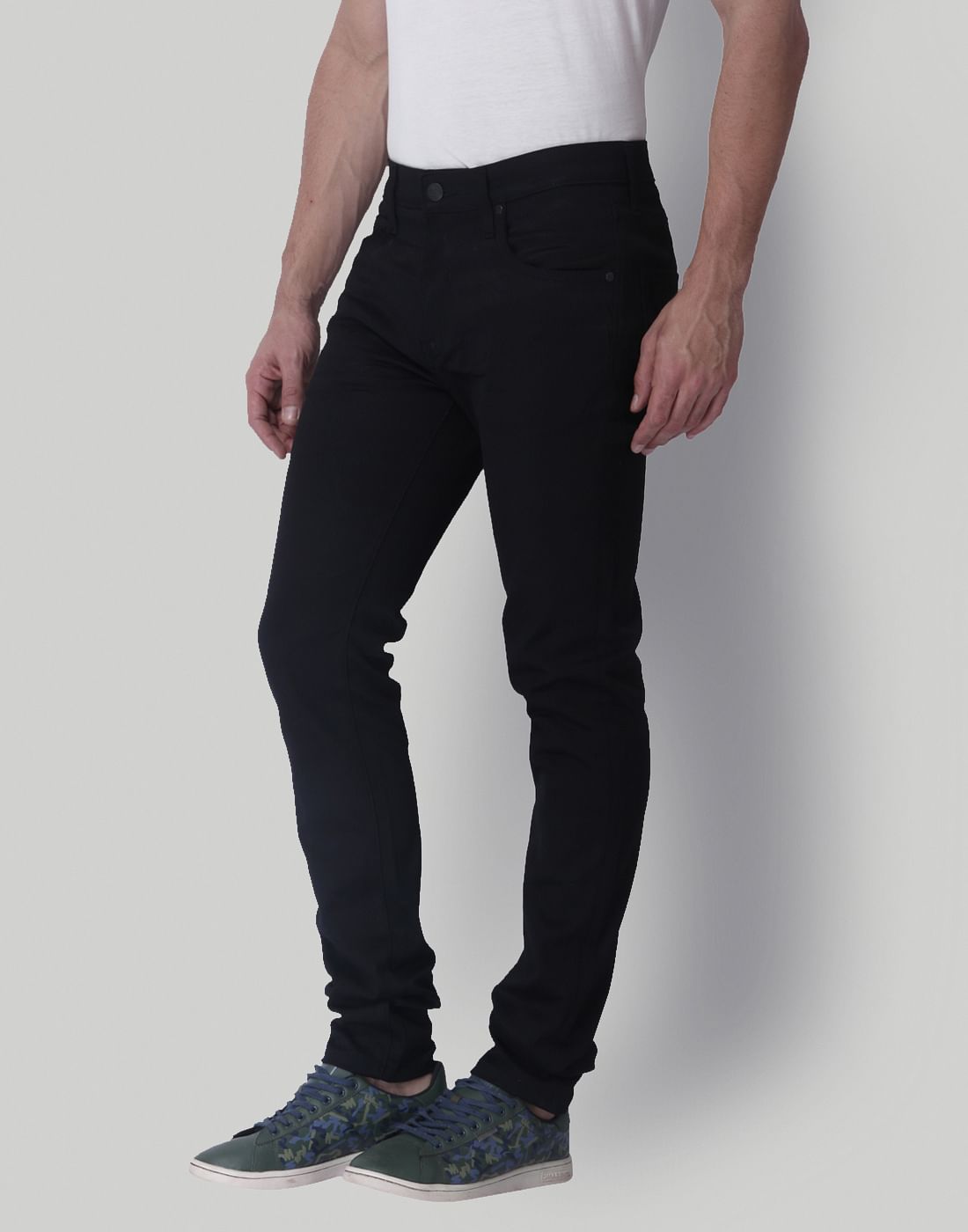 Black Low Rise Ben Skinny Fit Jeans
