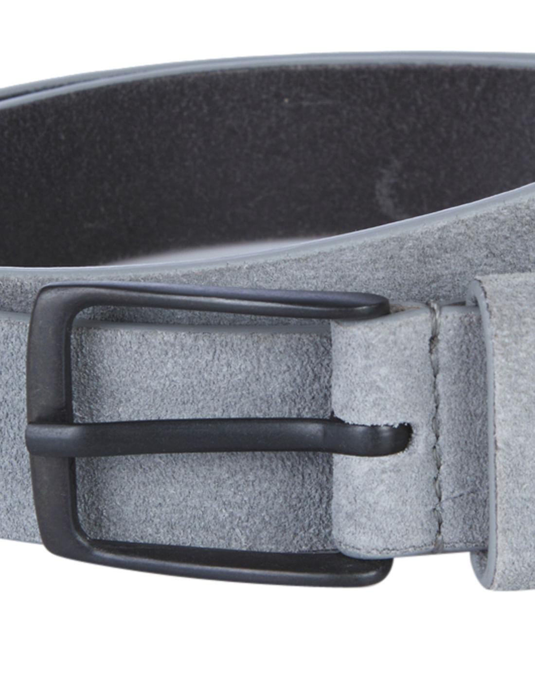 Grey Suede Belt