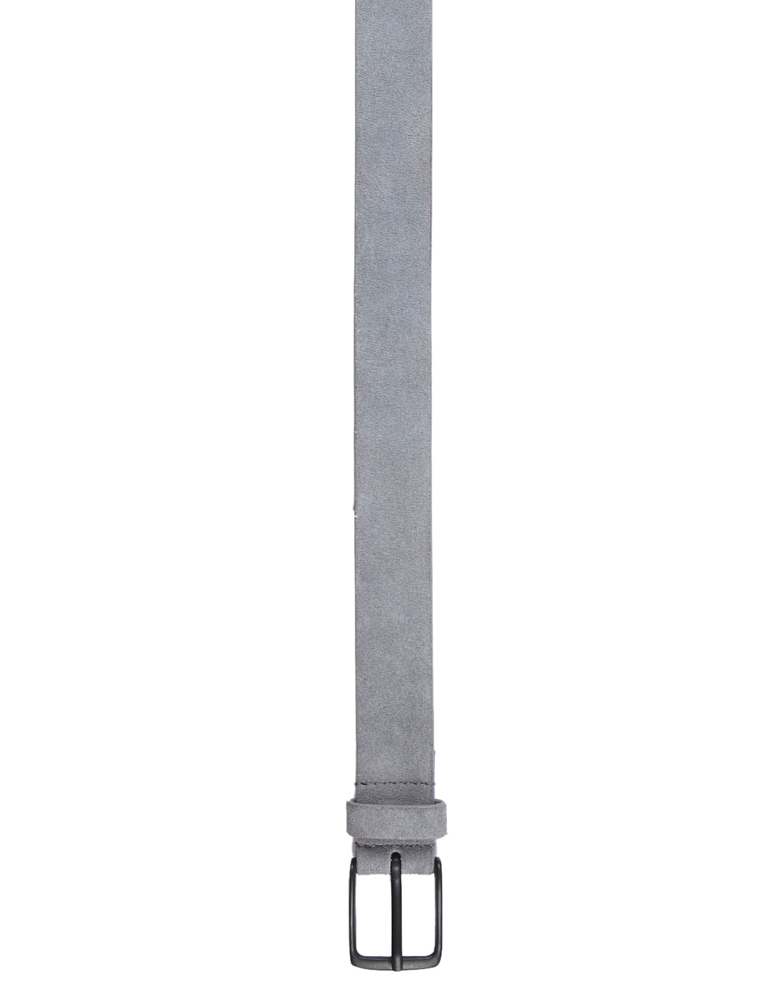 Grey Suede Belt