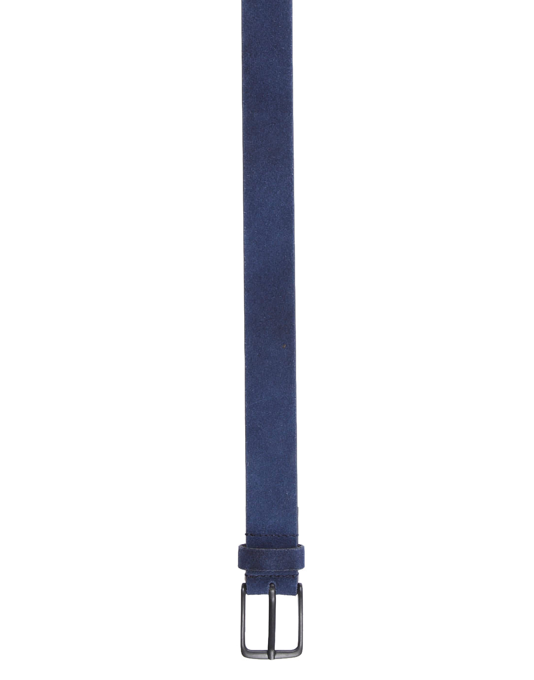 Navy Blue Suede Belt