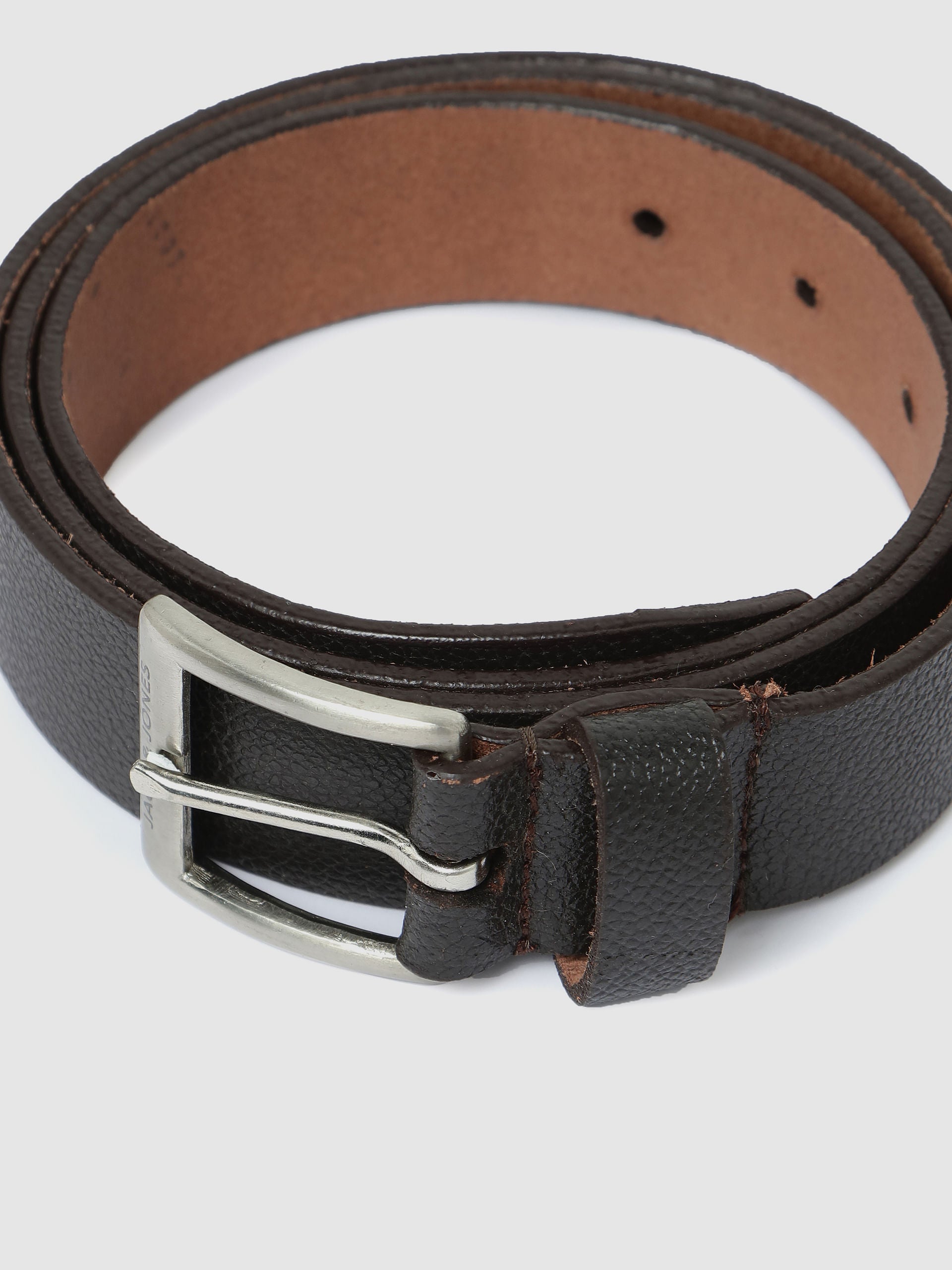 Dark Brown Leather Belt
