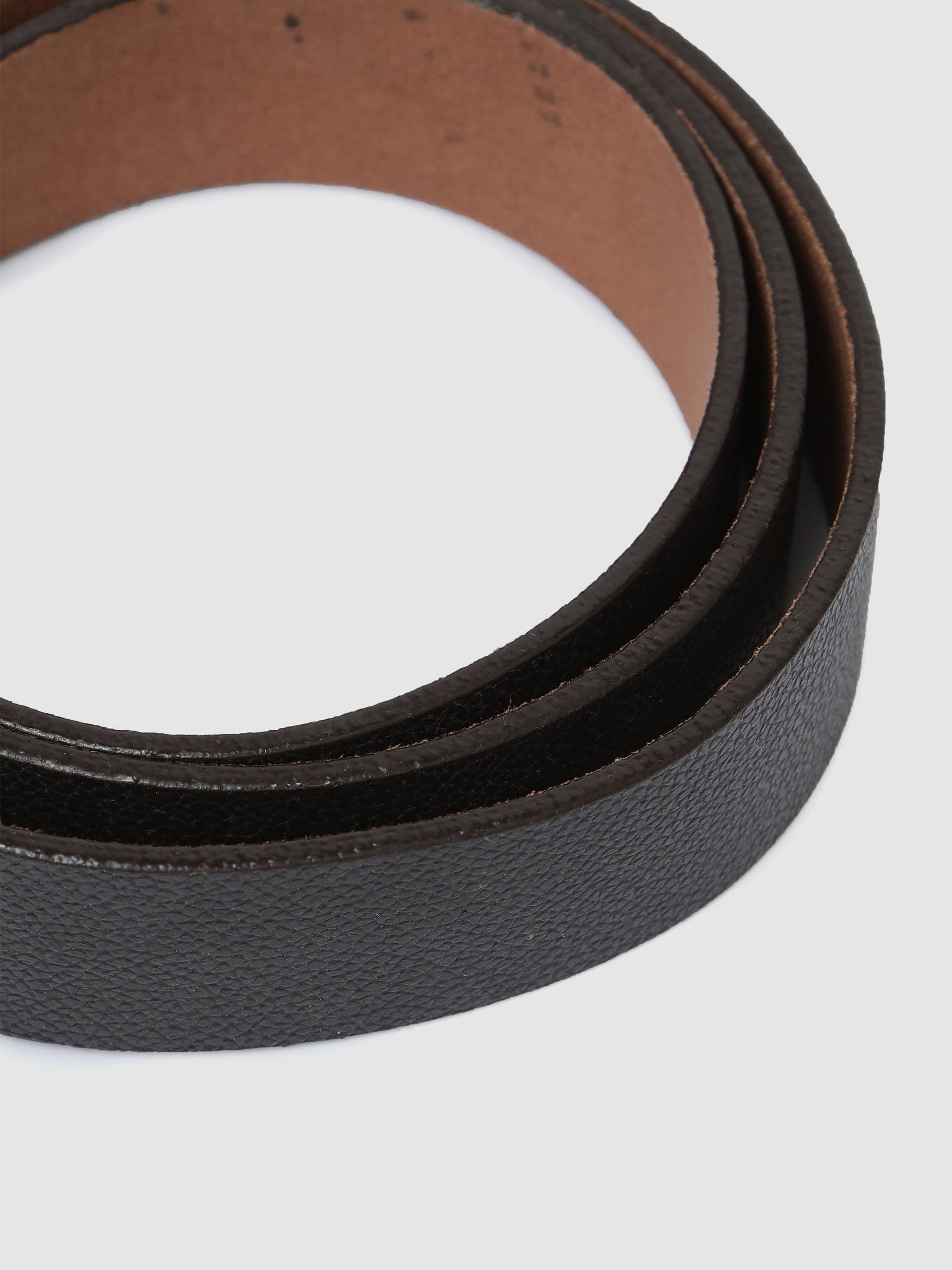 Dark Brown Leather Belt