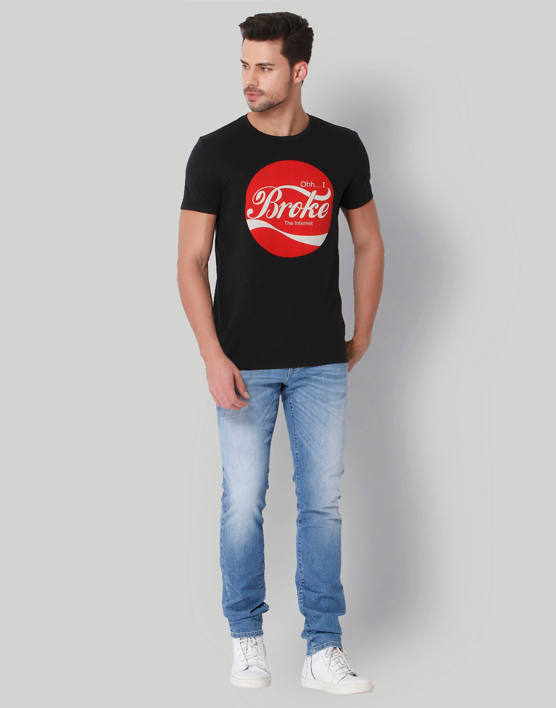 Black Crew Neck T-Shirt