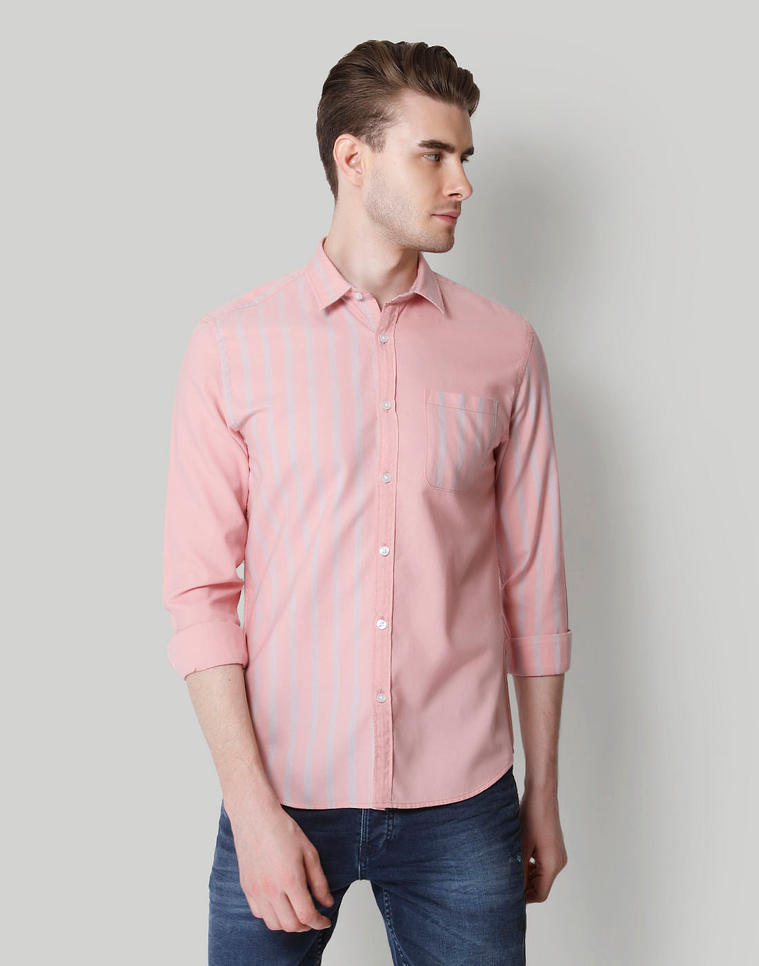 Rose Slim Fit Shirts - S