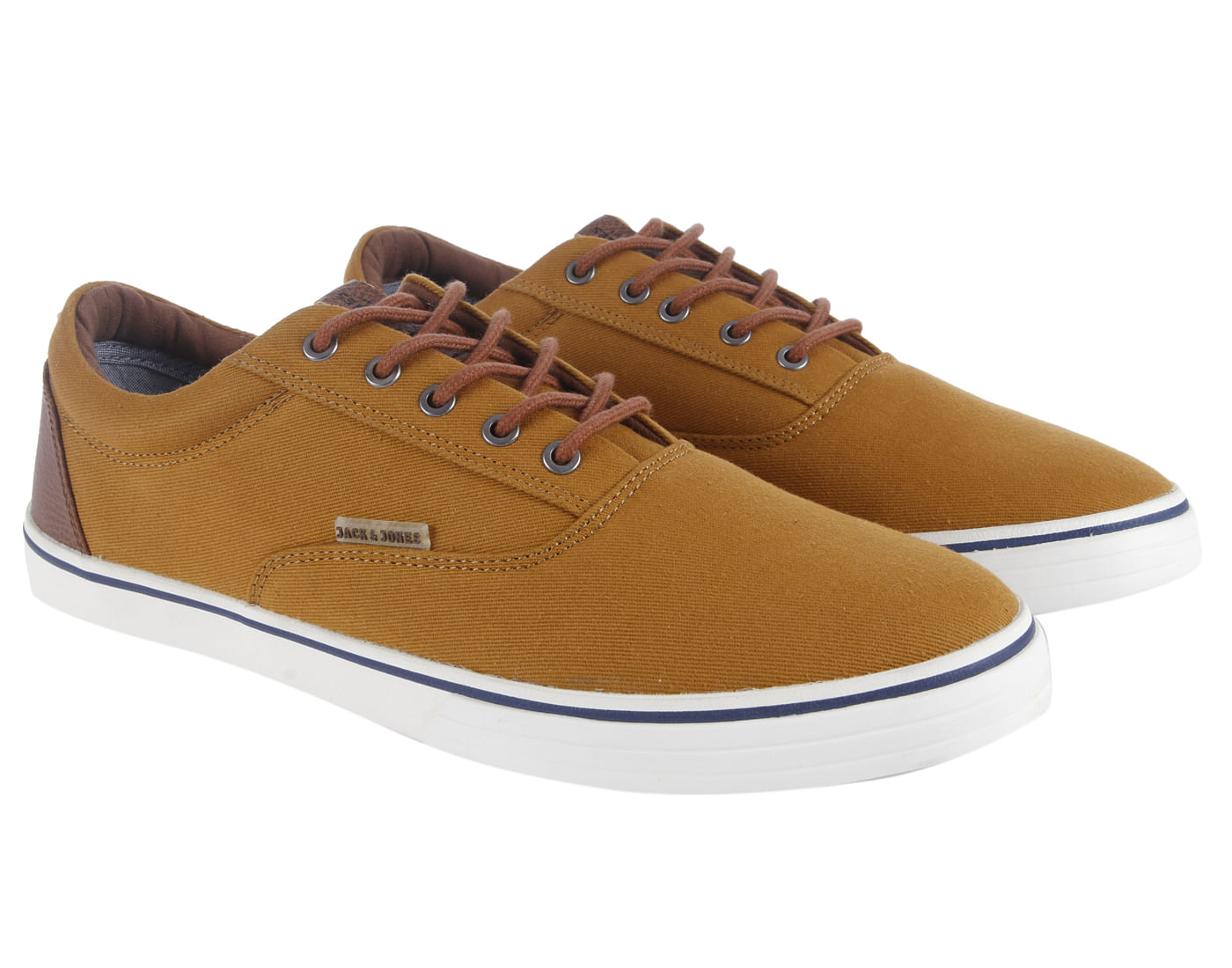 Mustard Colourblocked Canvas Sneakers