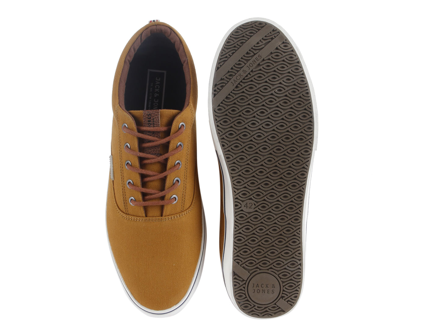 Mustard Colourblocked Canvas Sneakers