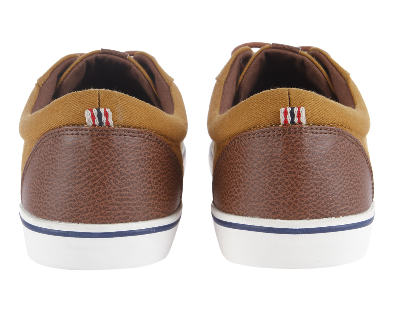 Mustard Colourblocked Canvas Sneakers
