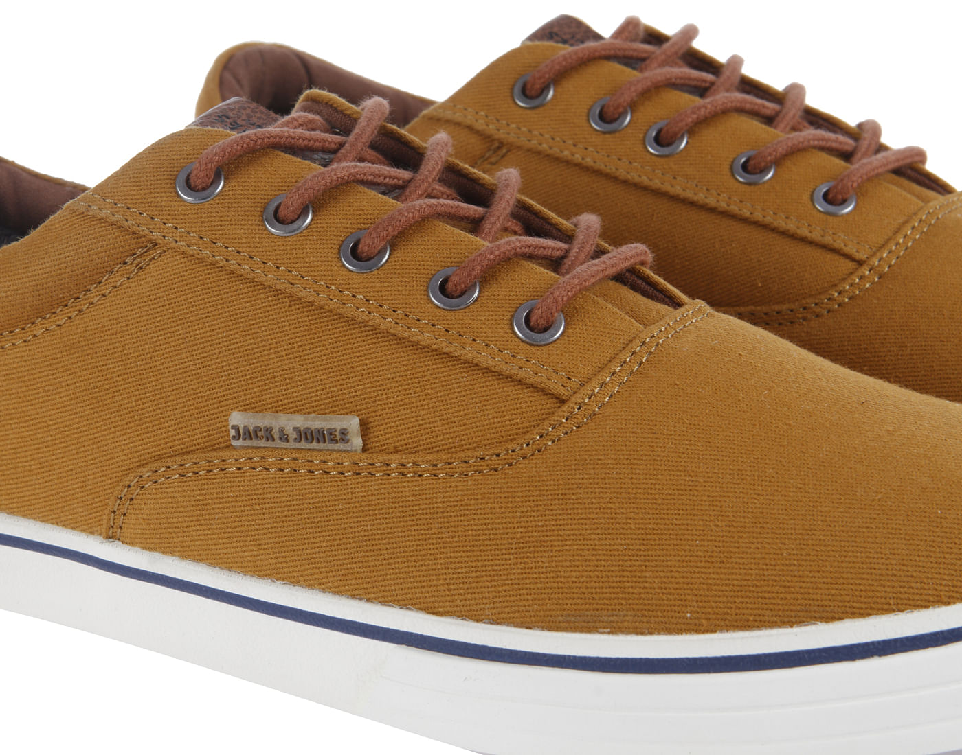 Mustard Colourblocked Canvas Sneakers