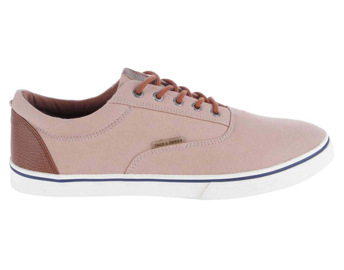 Beige Canvas Sneakers - 6