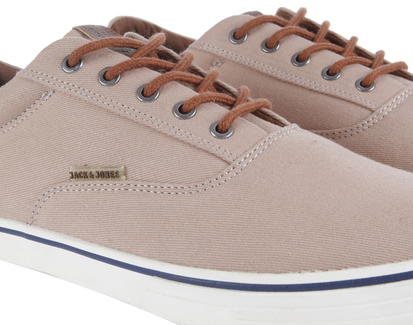 Beige Canvas Sneakers