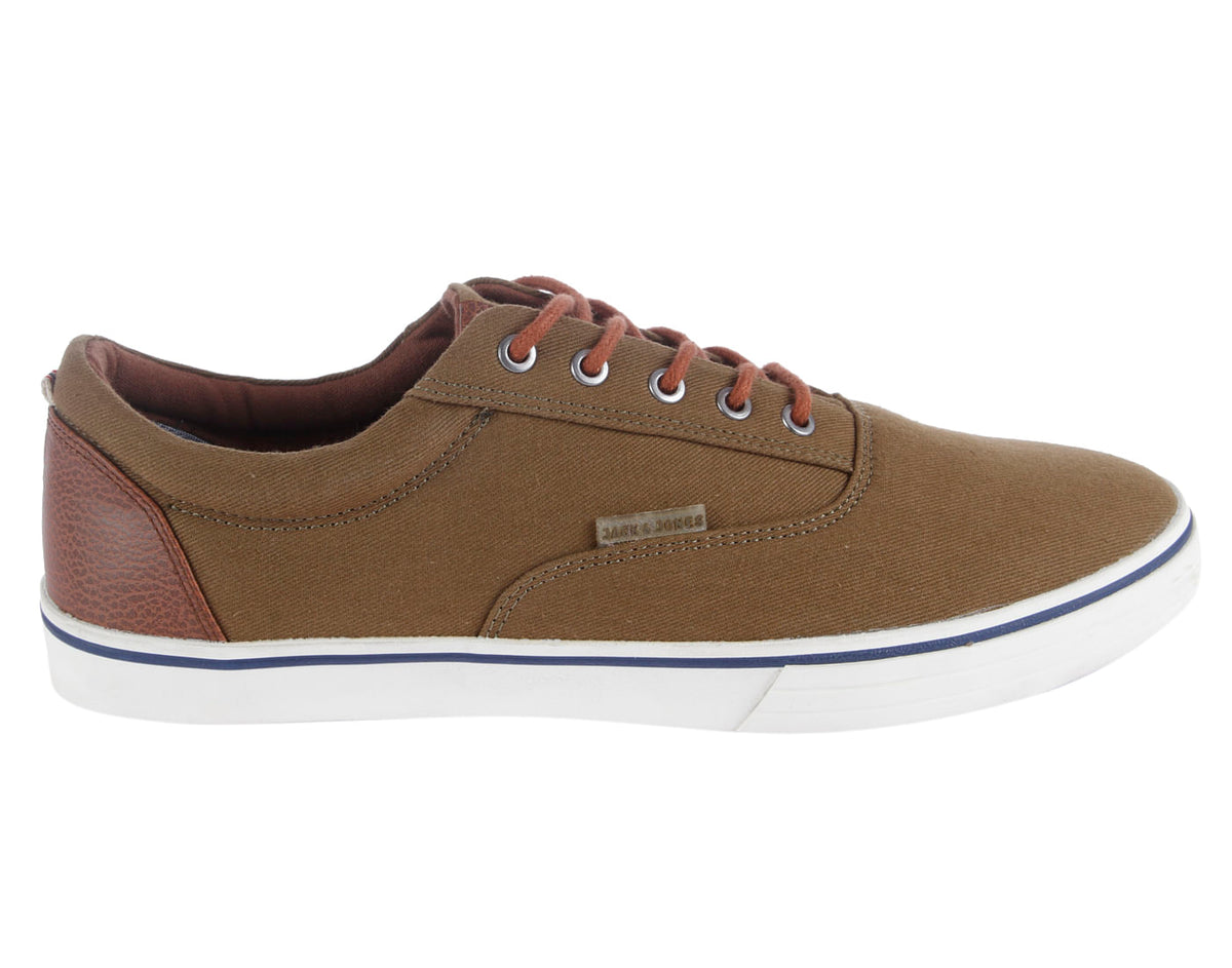 Brown Colourblocked Canvas Sneakers - 6
