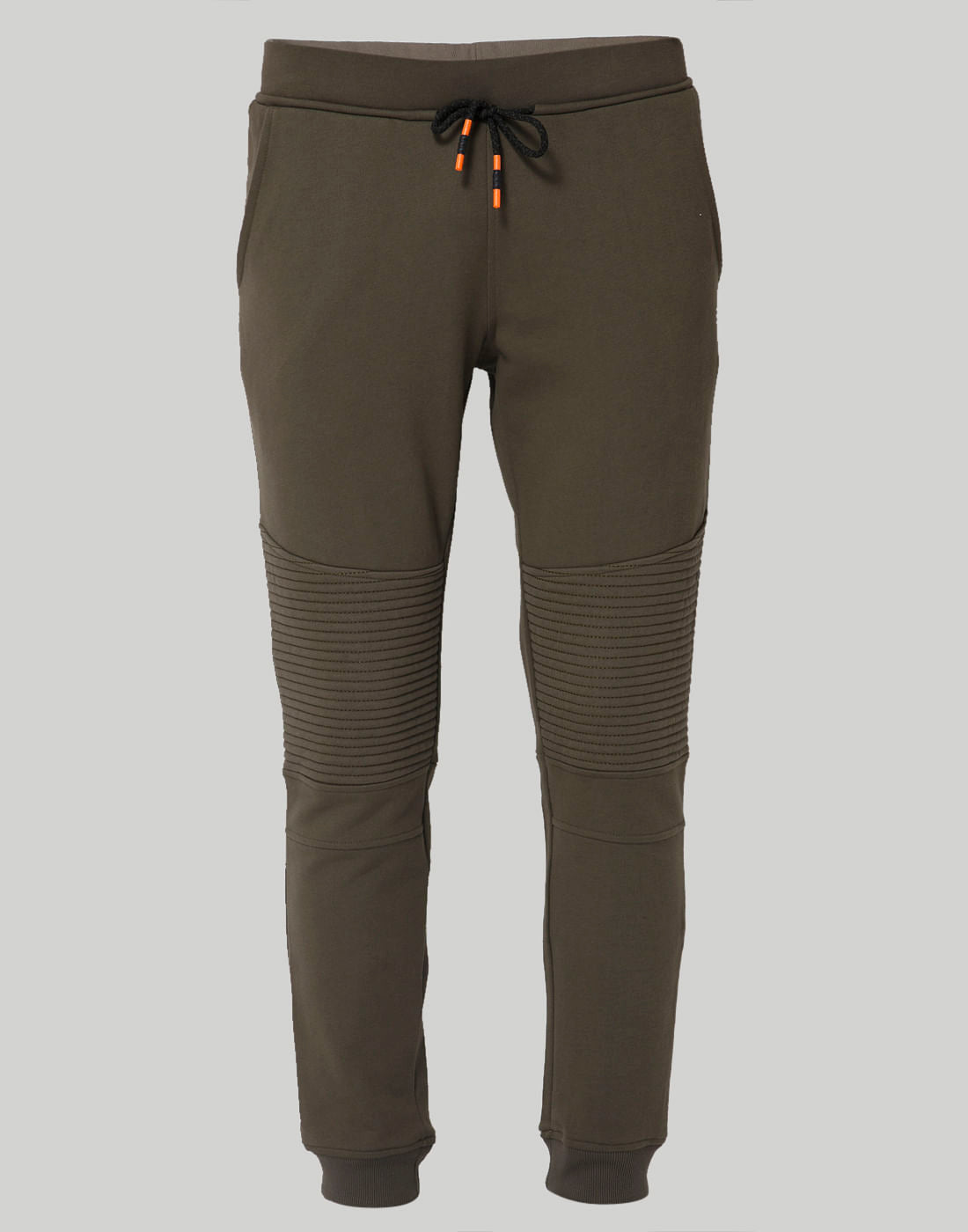 Green Drawstring Waist Sweatpants