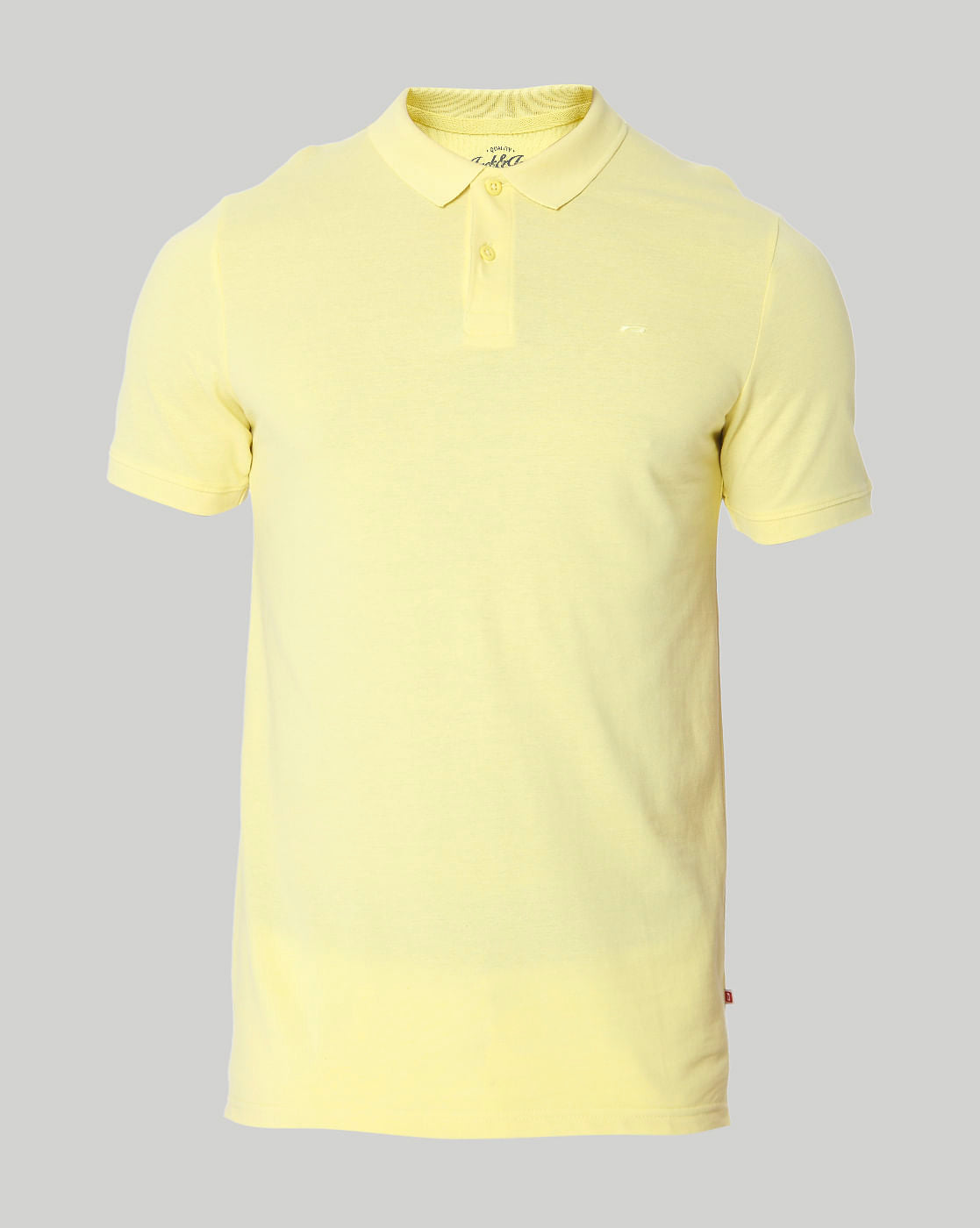Yellow Polo Neck T-Shirt