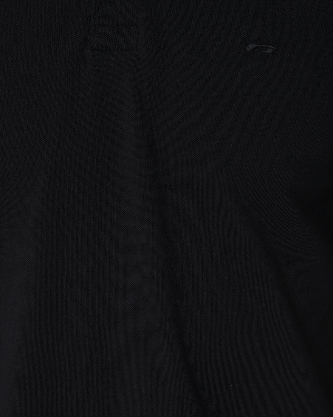 Black Polo Neck T-Shirt