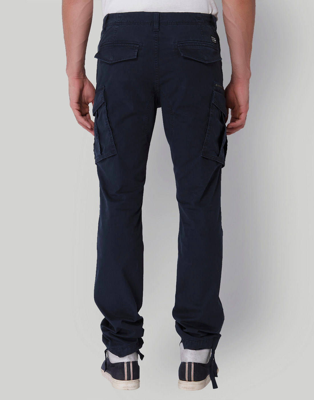 Blue Regular Fit Casual Pants