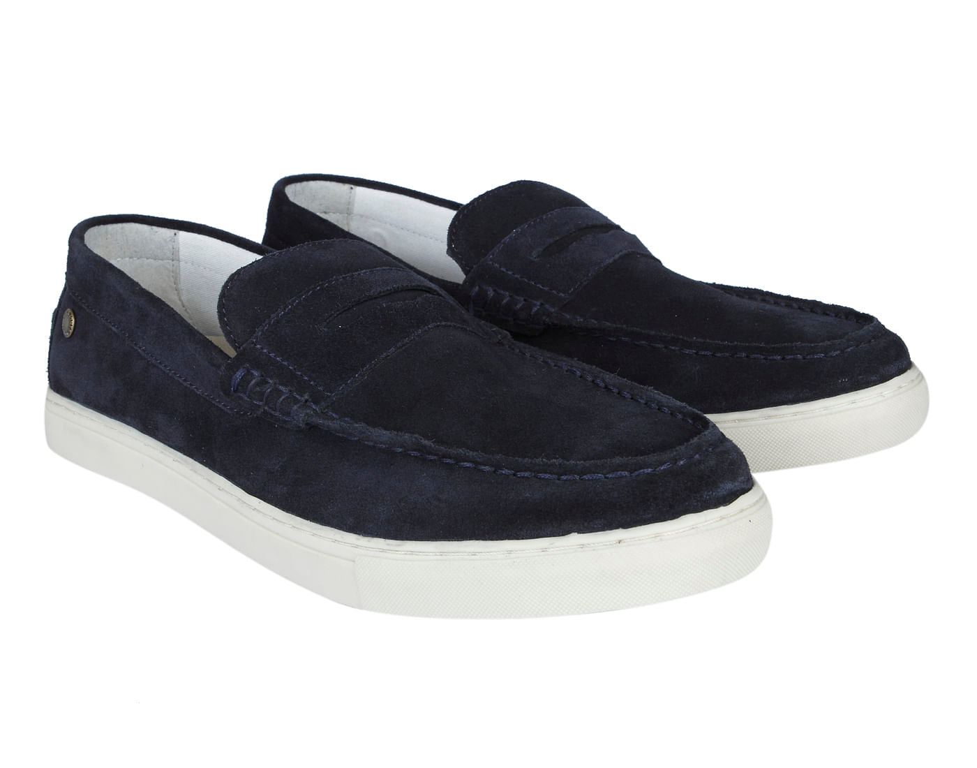 Blue Suede Loafers