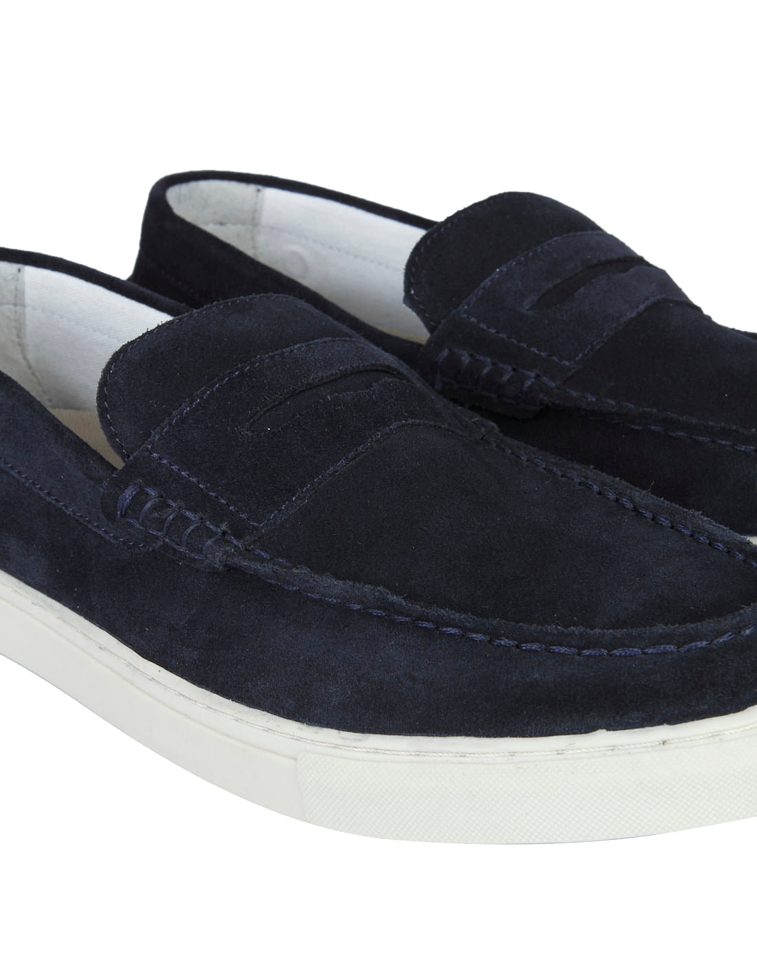 Blue Suede Loafers