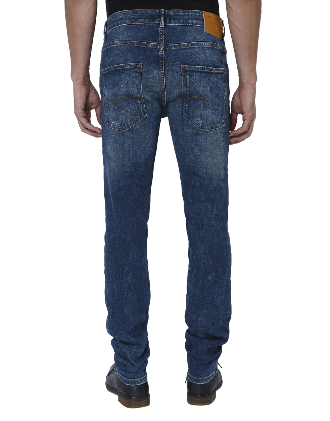 Blue Ripped Ben Skinny Fit Jeans