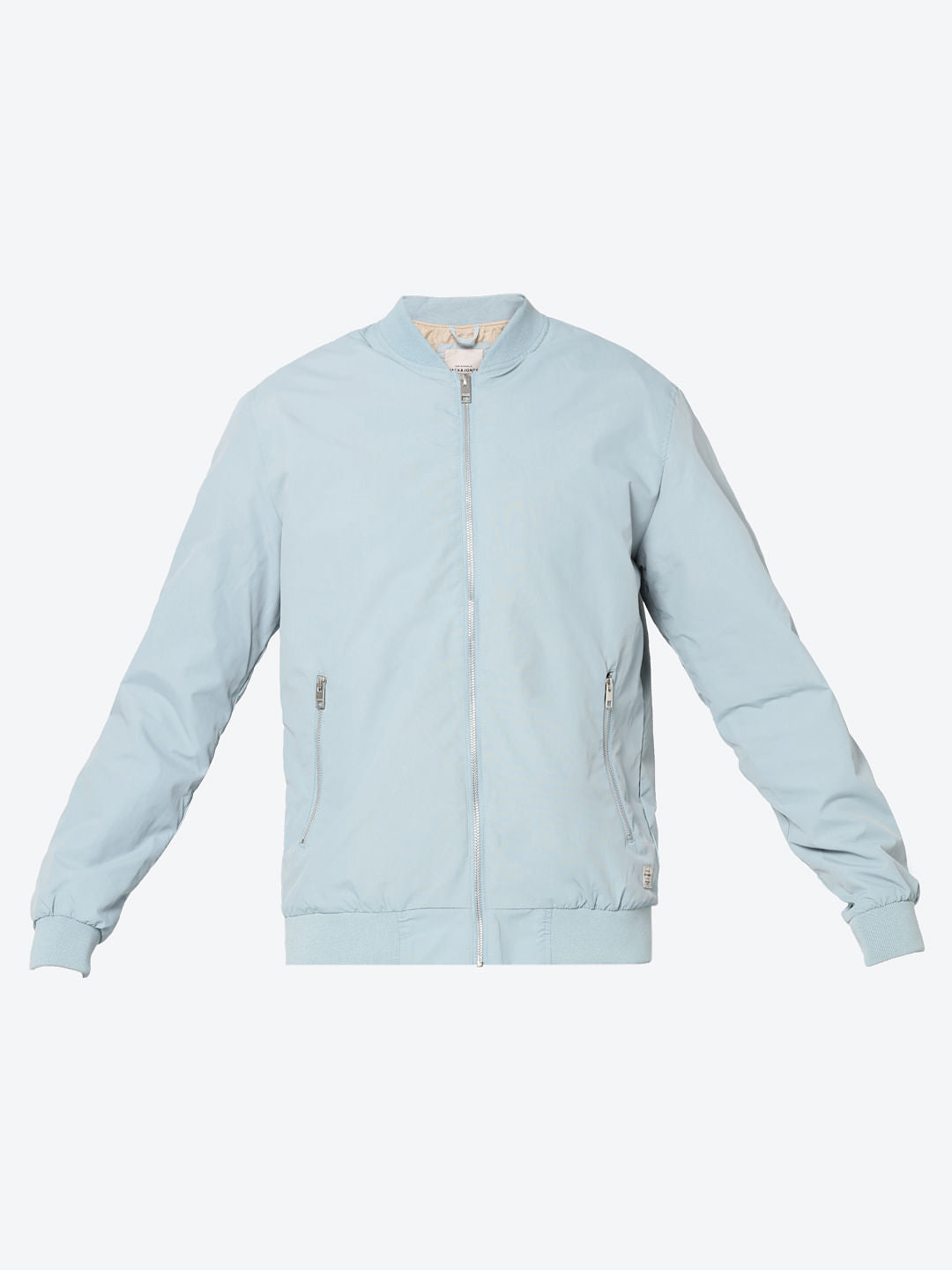 Light Blue Bomber Jacket