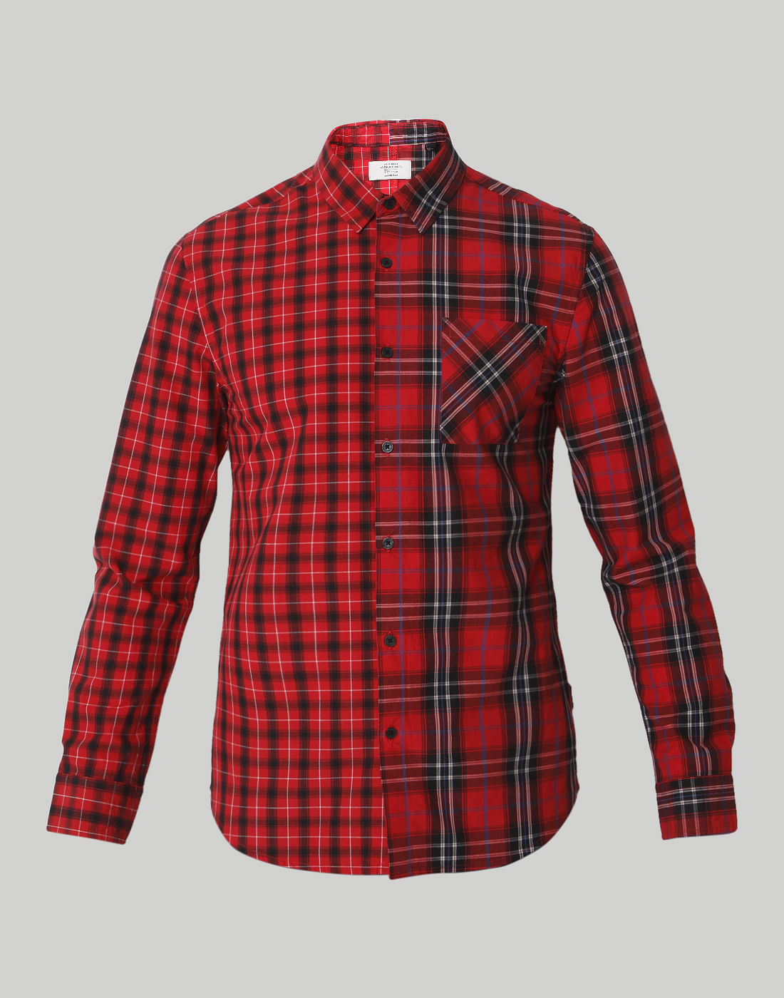 Red Slim Fit Shirts