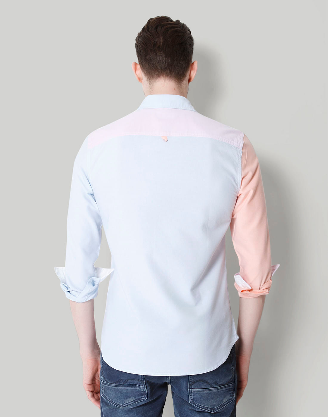 Blue Slim Fit Shirts