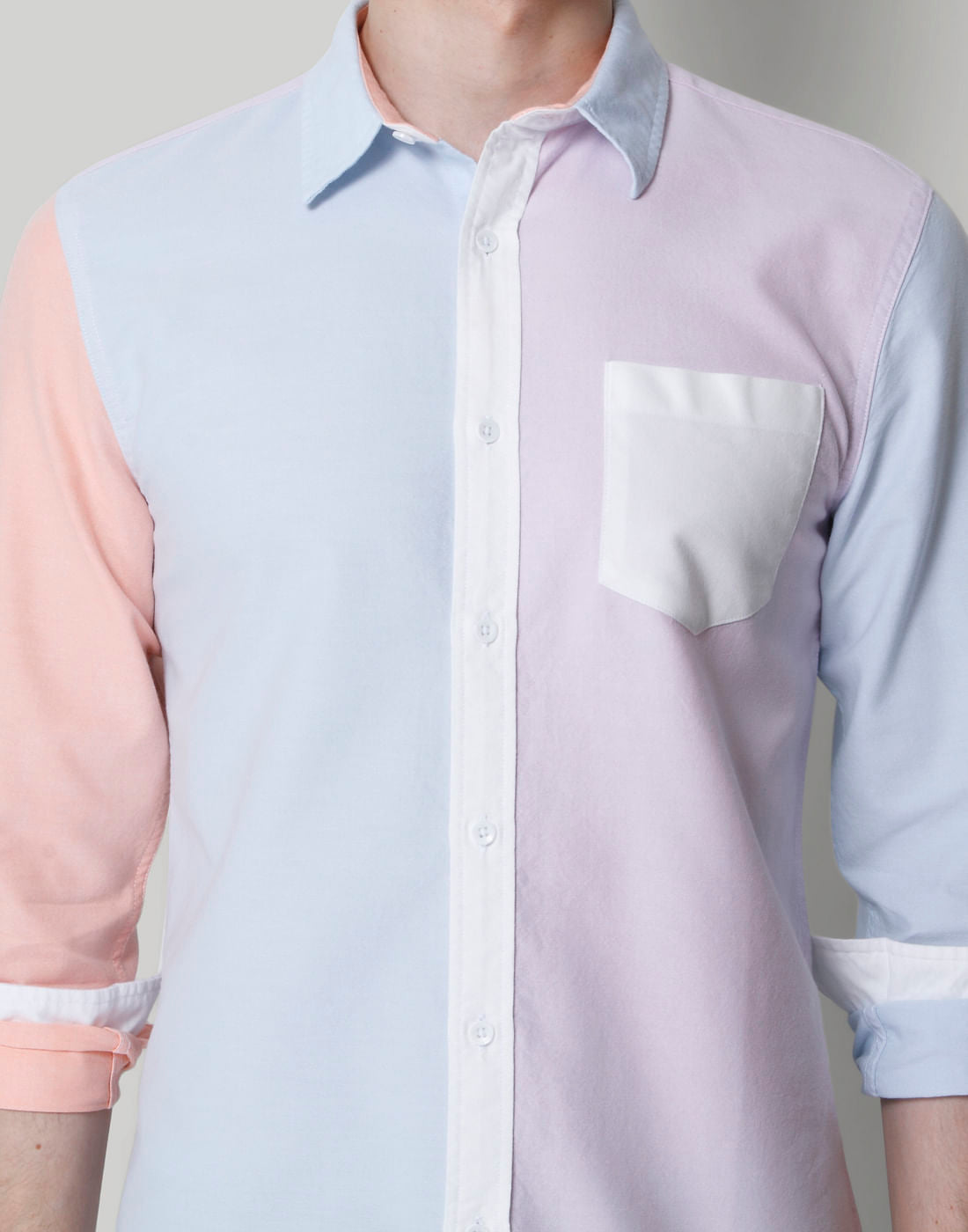 Blue Slim Fit Shirts