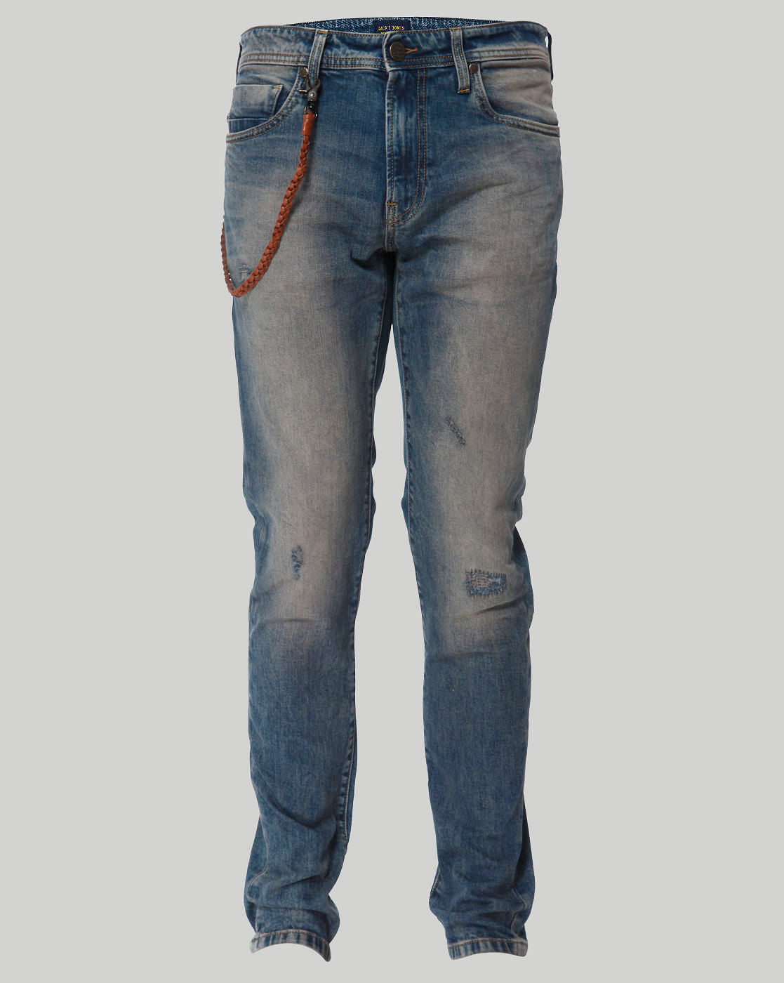 Blue Washed Tim Slim Fit Jeans
