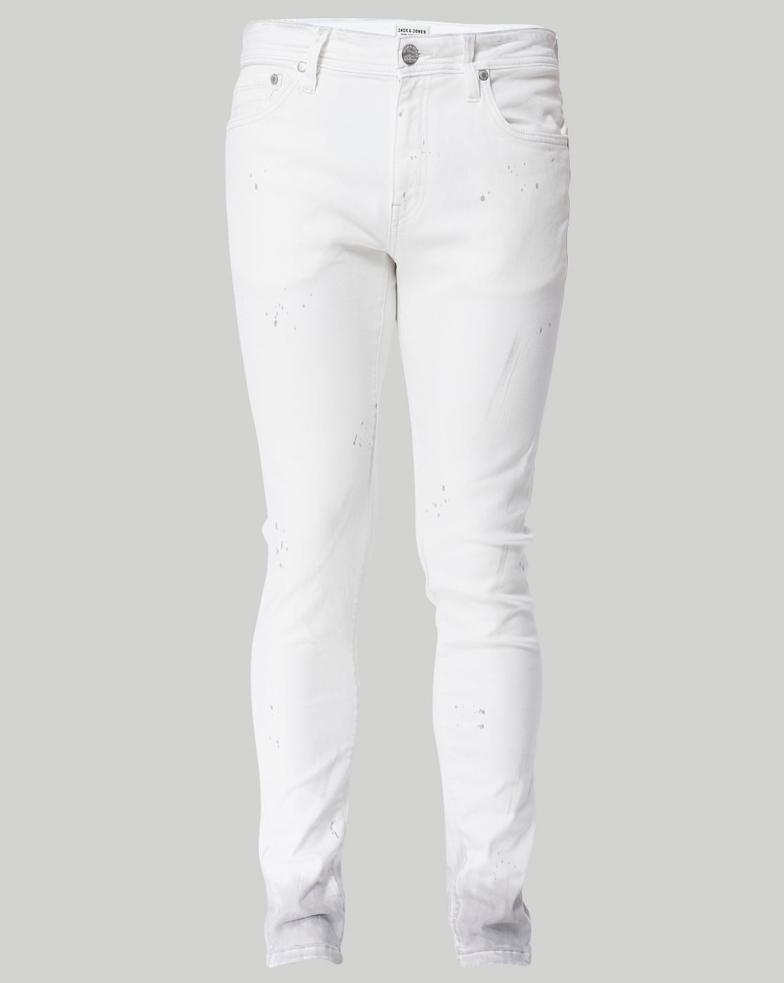 White Low Rise Liam Skinny Jeans