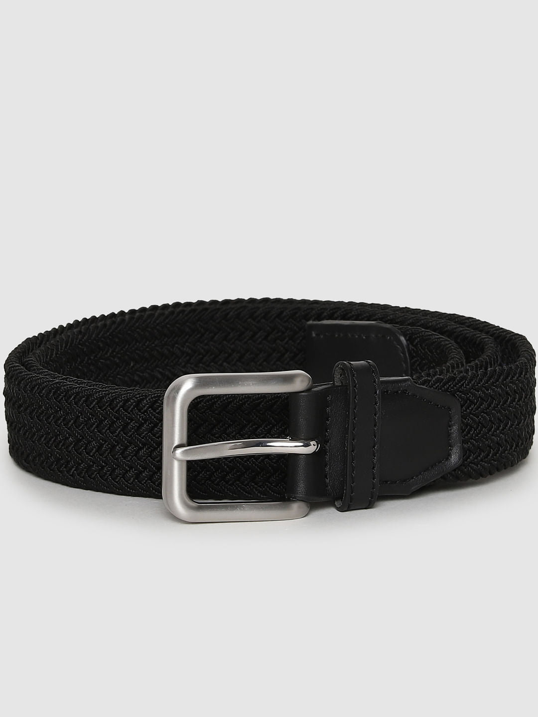 Black Woven Belt - 90 cm