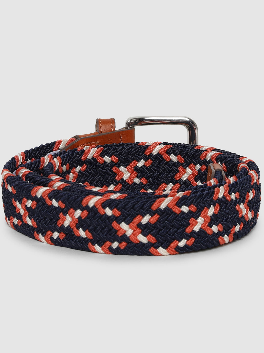 Red Printed Woven Belt