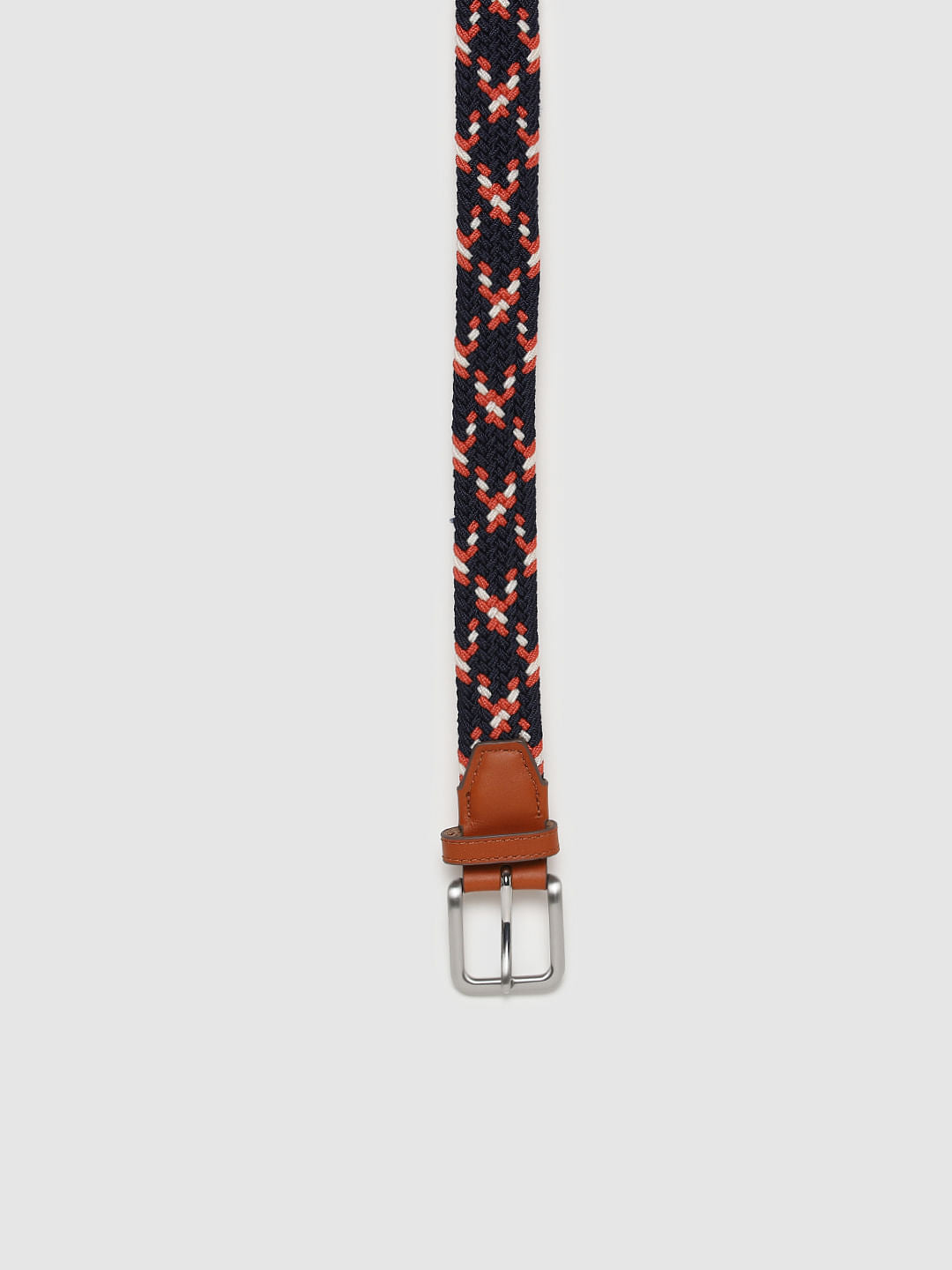 Red Printed Woven Belt