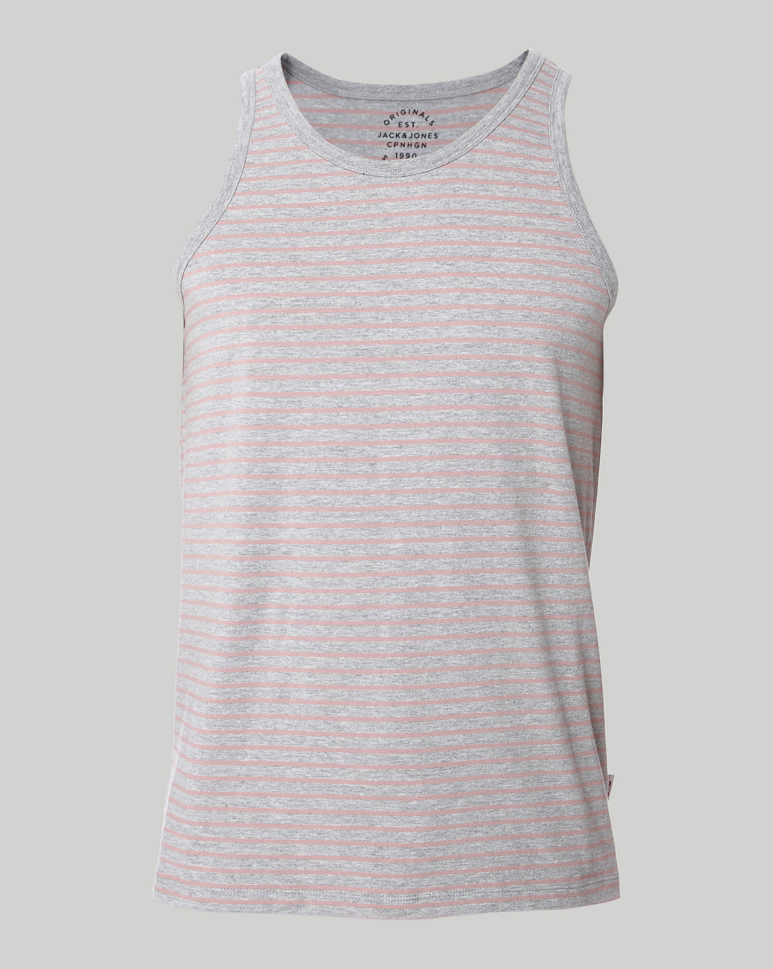 Pink Striped Fashion Vest