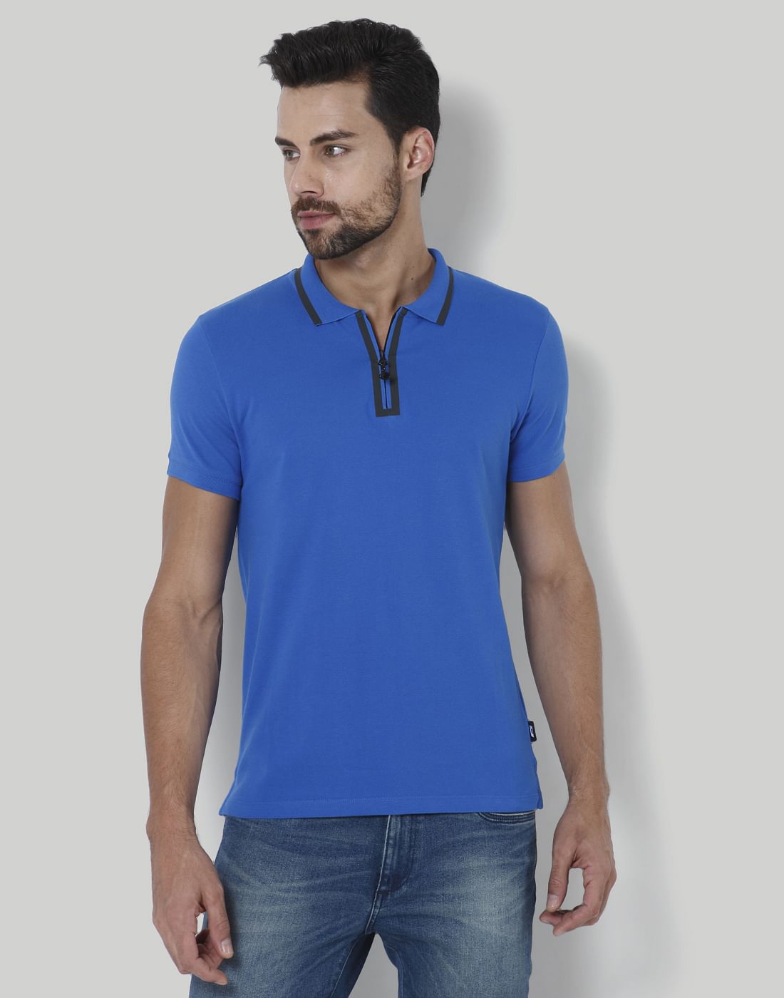 Blue Slim Fit T-Shirt - S