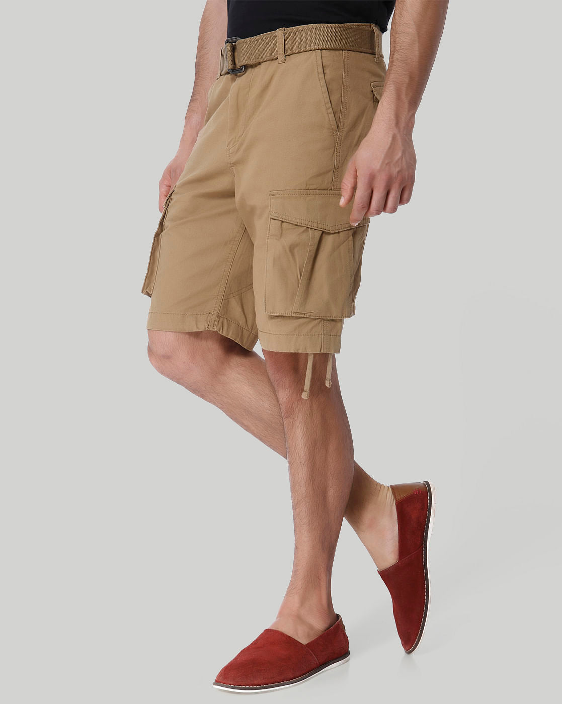Brown Cargo Shorts