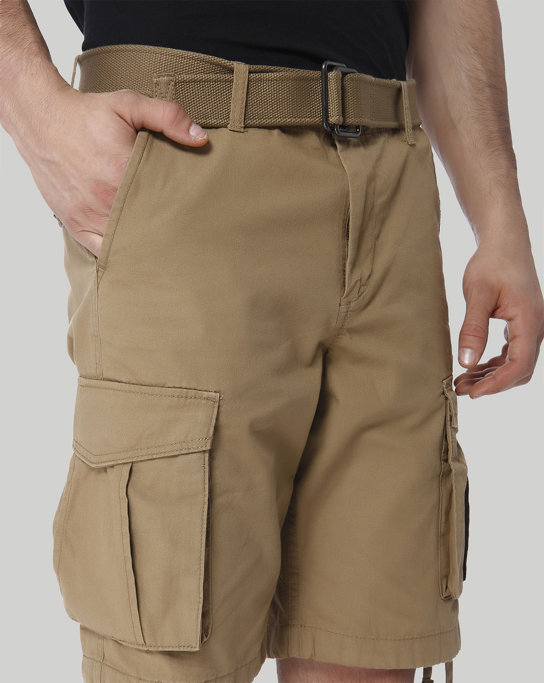 Brown Cargo Shorts