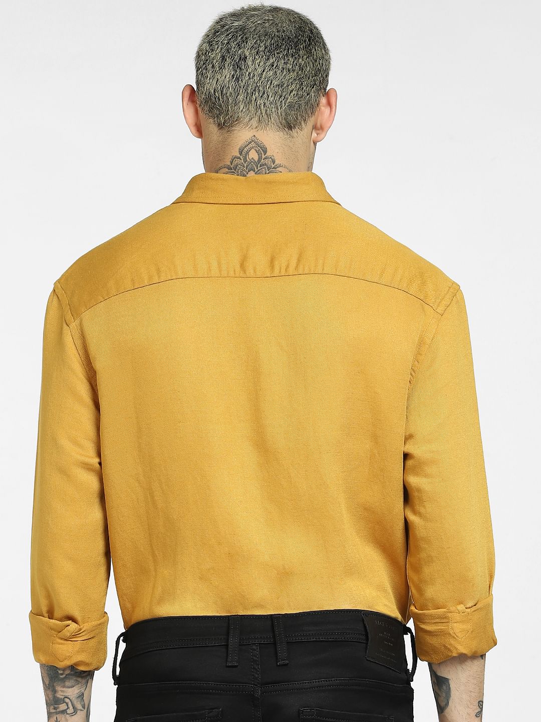 Yellow Full Sleeves Shirt