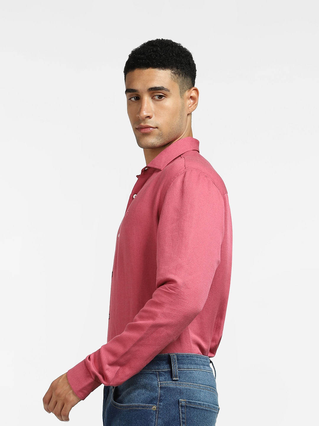 Pink Full Sleeves Shirt